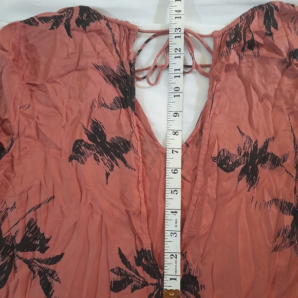 ● AMUSE Society | 100% Modal Tropical Palm Print Dress - Picture 11 of 14